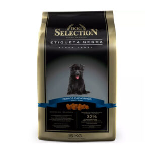 Dog Selection Adulto Etiqueta Negra Perro Cachorro x 15 kg