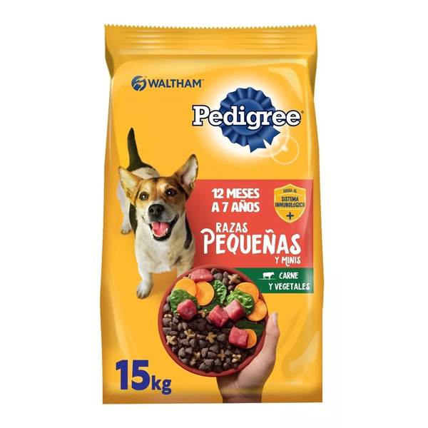 Pedigree Perro Adulto Raza Pequeña x 15 kg