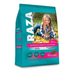 Raza Gato Adulto Pescado/Pollo y Leche x 10 Kg
